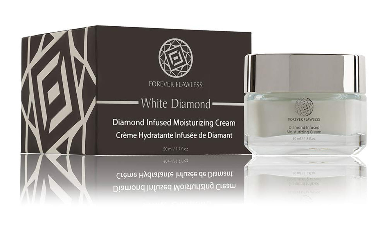 Luxury Moisturizing Face Cream. Diamond Infused Anti-Aging Cream. for a 24/7 Day/Night Optimal Hydration Level and for a Radiant, Flawless Appearance.