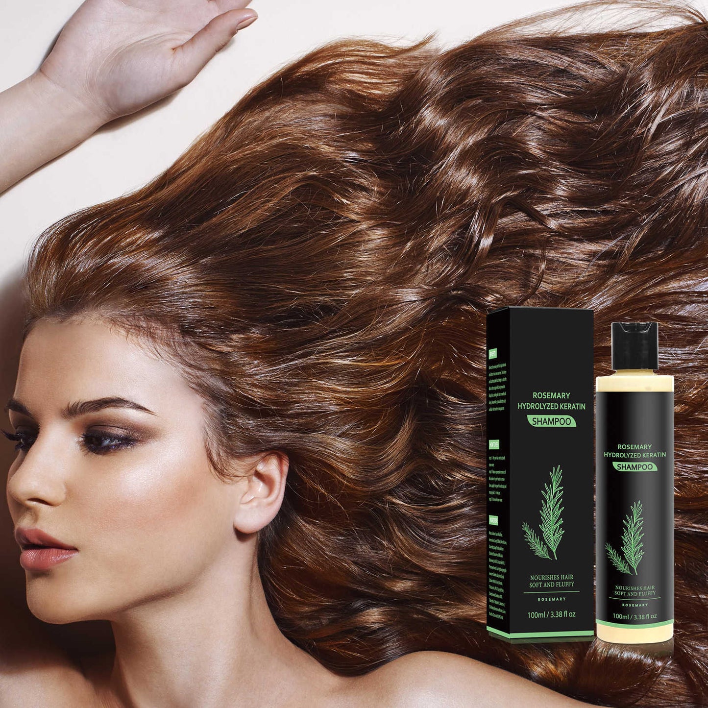 Rosemary Herbal Shampoo for Oil Control and Hair Repair