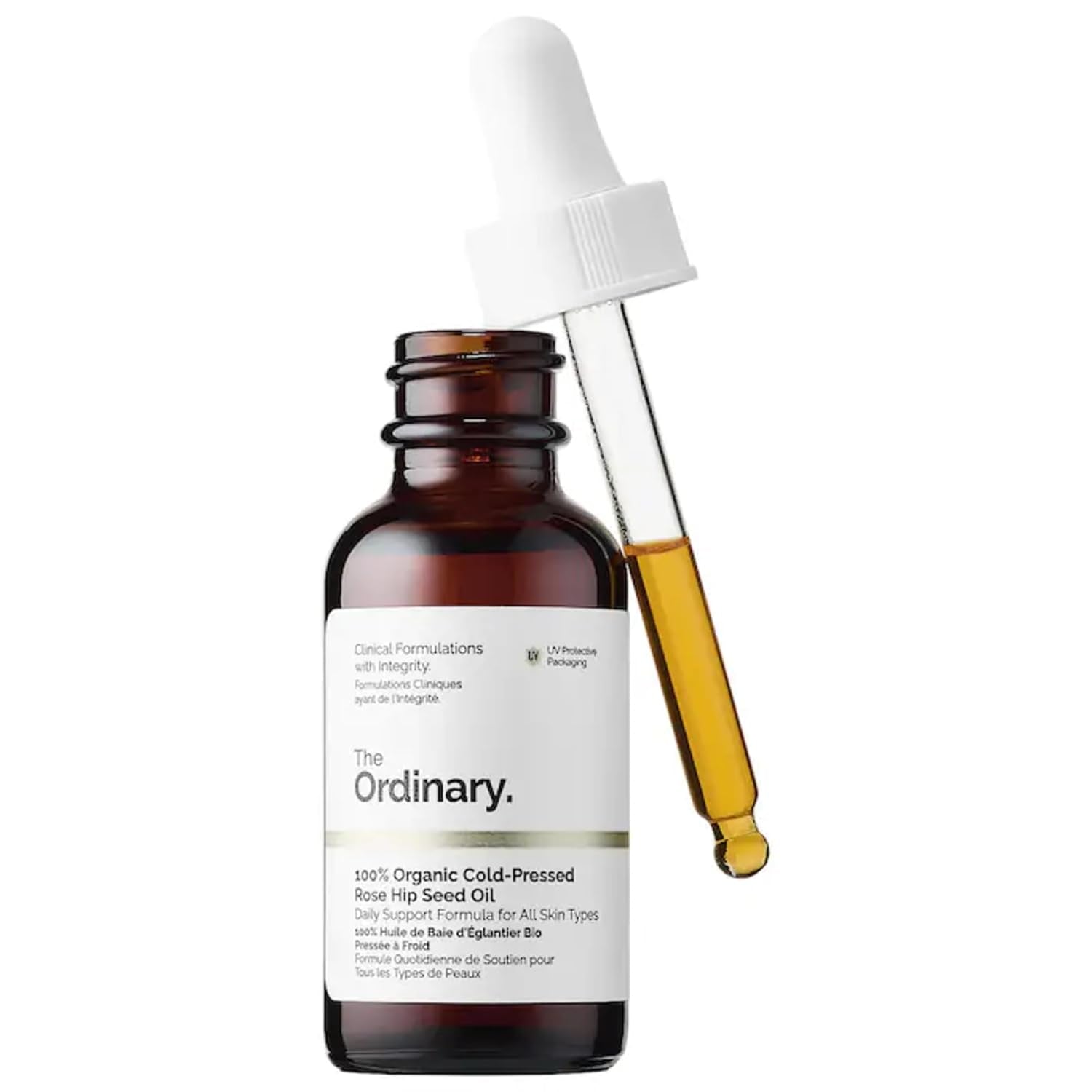 100% Organic Cold-Pressed Rose Hip Seed Oil 30Ml (Pack of 2)