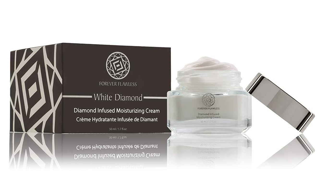 Luxury Moisturizing Face Cream. Diamond Infused Anti-Aging Cream. for a 24/7 Day/Night Optimal Hydration Level and for a Radiant, Flawless Appearance.