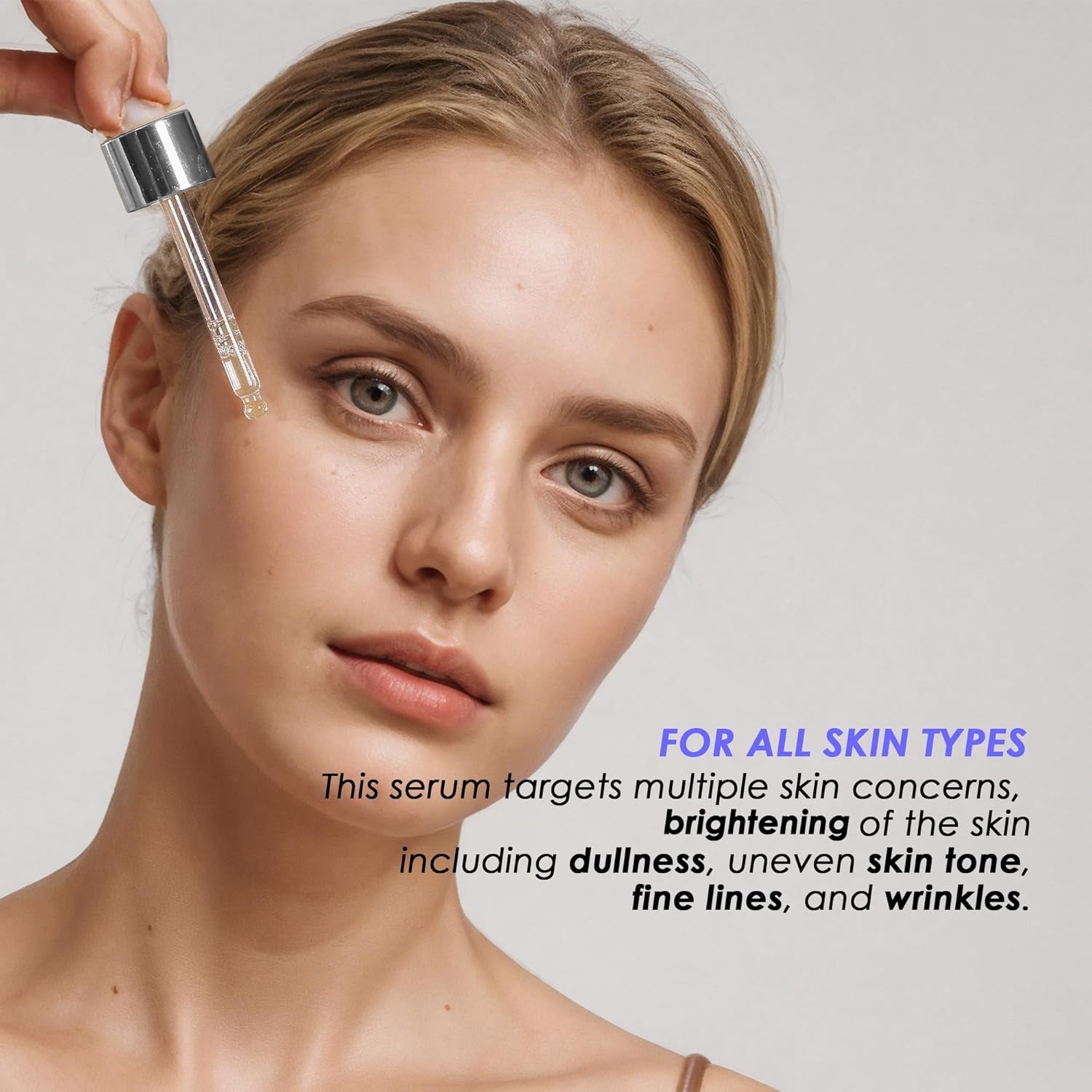 ALMOES Facial Serums,L-Glutathione Serum for Skin Moisturising,Balance Skin Tone, Lmprove Elasticity- with Hyaluronic Acid, Kojic Acid, Antioxidant Face Serums,30Ml